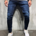 Jeans masculinos com pés pequenos, novo estilo, atacado